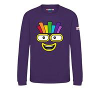 Officially Licensed Numberblocks Seven's Face Kids Jumper (Purple, 9-11yrs)
