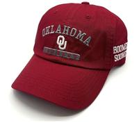 Officially Licensed Oklahoma University Classic Edition Clean Up Hat Relaxed Fit Adjustable Team Logo Crimson Cap