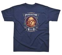 Officially Licensed Paddington Bear Children's 100% Cotton T-Shirt Tee with Classic Vintage Design Printed on The Front. Available in Ages 1-2, 3-4, 5-6, 7-8 and 9-10 (Age 1-2) Navy