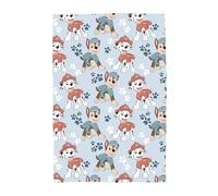 Officially Licensed Paw Patrol Fleece Blanket | Super Soft Warm Sketchy Design Blue Throw with Marshall and Skye, | Perfect For The Home, Bedroom, Camping & Sleepovers