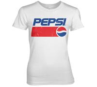 Officially Licensed Pepsi - Classic Washed Logo Women T-Shirt