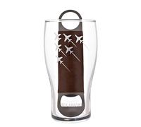 Officially Licensed Royal Air Force RAF Pint Glass & Bottle Opener Set - Red Arrows - Etched Graphic Drinking Beer Glass Home Bar, Kitchen & Dining for Men, History & Aviation - 480ml / 16oz.