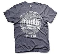 Officially Licensed Save The Clock Tower Mens T-Shirt (Navy Heather), X-Large