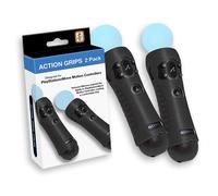 Officially Licensed Sony PlayStation Action Grips for PlayStation Move Motion Controllers - Textured Silicone
