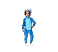 Officially Licensed Stitch Kids Onesie - Soft Fleece Disney Nightwear for Boys & Girls - 8-10 Years