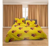 Officially Licensed Watford FC Double Bedding Set - Includes Pillowcase - Perfect for Kids - For Hornets