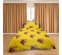 Officially Licensed Watford FC Single Bedding Set - Includes Pillowcase - Perfect for Kids - For Hornet