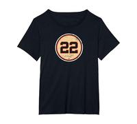 Officially Licensed - Will Clark: 22 T-Shirt, Women's Plus, Black, 6X