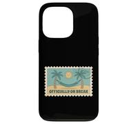 Officially On Break Vacation Mode Holiday Office Worker Case for iPhone 13 Pro