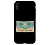 Officially On Break Vacation Mode Holiday Office Worker Case for iPhone XS Max