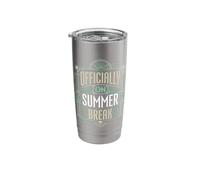Officially On Summer Break Elementary School Teacher Stainless Steel Insulated Tumbler