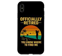 Officially Retired Golf You Know Where To Find Me Retirement Case for iPhone XS Max