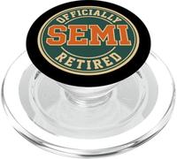 Officially Semi Retired Vintage Badge PopSockets PopGrip for MagSafe