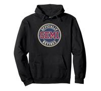Officially Semi Retired Vintage Badge Pullover Hoodie