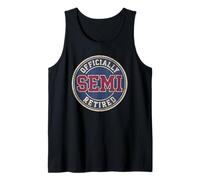Officially Semi Retired Vintage Badge Tank Top