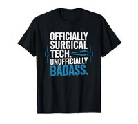 Officially Surgical Tech Unofficially Badass Identity CST T-Shirt