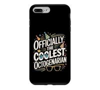 Officially The Coolest Octogenarian Eighty Birthday Case for iPhone 7 Plus/8 Plus