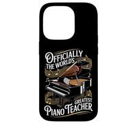 Officially The World's Greatest Piano Teacher Case for iPhone 14 Pro