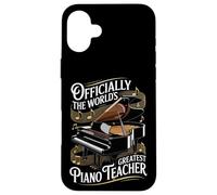 Officially The World's Greatest Piano Teacher Case for iPhone 16 Plus