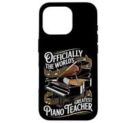 Officially The World's Greatest Piano Teacher Case for iPhone 16 Pro