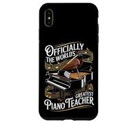 Officially The World's Greatest Piano Teacher Case for iPhone XS Max