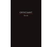 Officiant Book: A perfect blend of form and function, this officiant notebook is a memorable officiant gift for wedding day | Convenient 5.25 x 8 in Size