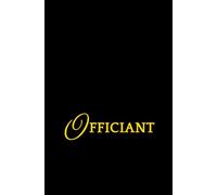 OFFICIANT NOTEBOOK: A Funny Wedding Officiant Notebook - 5.25" x 8", 110 Pages Lined Journal for Ceremony Notes, Vows & Speeches | Thoughtful ... | Black Cover (Kae & Co Wedding Series)
