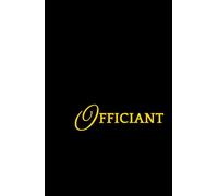 OFFICIANT NOTEBOOK: A Funny Wedding Officiant Notebook - 5.25" x 8", 110 Pages Lined Journal for Ceremony Notes, Vows & Speeches | Thoughtful ... | Black Cover (Kae & Co Wedding Series)