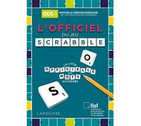 Officiel du Scrabble - Prime été 2024: La liste officielle des mots autorisés. Avec un carnet de score