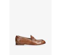 Officine Creative Womens Officine Creative Badge Leather Loafers Tan Eur 40 / 7 UK Women
