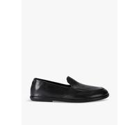 Officine Creative Womens Officine Creative Mienne 101 Round-Toe Leather Loafers Black Eur 39 / 6 UK Women
