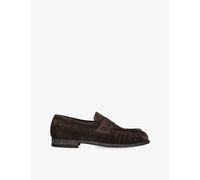 Officine Creative Womens Officine Creative Solitude Suede Loafers Dark Brown Eur 41 / 8 UK Women
