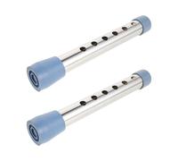 OFFIGAM 1 Pair Walker Replacement Legs Tube Extenders with Enhanced Stability Universal Fit Design Plastic Metal Rubber Mobility Aid for Seniors Daily Use and Travel