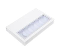 OFFIGAM 1 PC Creative Book Shaped False Eyelash Storage Box with Open Window Design Lightweight Eyelash Organizer for Easy Viewing and Carrying for Friends and Makeup Lovers