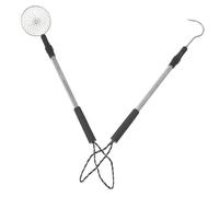 OFFIGAM 1 Set Beach Sand Sifter Kit with Telescopic Scoop and Shell Collector for Outdoor Treasure Hunting and Shell Gathering Beach