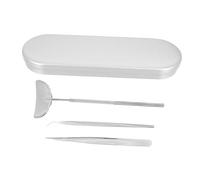 OFFIGAM 1 Set Eyelash Extension Tool Set Professional Lash Grafting Tweezers Curved Mirror Applicator for Women for Salon at Home Beauty Applications