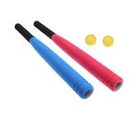 OFFIGAM 1 Set Lightweight Childrens Baseball Eva Bat for Active Play Includes Balls for Coordination Skill Development Random Colors Random Color
