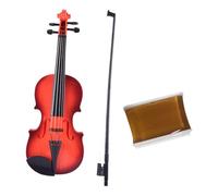 OFFIGAM 1 Set Music Instrument Realistic Violin Plaything for Young Musicians Durable and Safe Miniature Violin Decor for Home Desktop Display