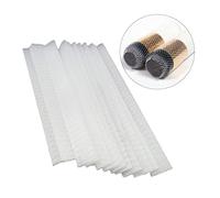 OFFIGAM 100Pcs Cosmetic Brush Mesh Cover White Makeup Brush Protector Reusable and for Travel and Storage Keeps Brushes From Damage