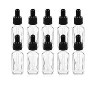 OFFIGAM 10pcs 15ml Glass Essential Oil Bottles Refillable Dropper Bottles for Travel and Subpackaging