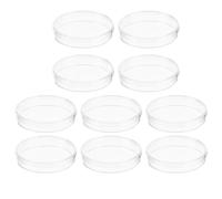 OFFIGAM 10Pcs Cell Culture Plates with Lids 35Mm Petri Dishes for Laboratory Experiments Microbiology Science Research