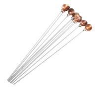 OFFIGAM 10pcs Copper Burning Spoons Laboratory Combustion Reaction Spoons Iron-Copper Material Ergonomic Design for Teaching Science Experiments