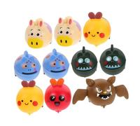OFFIGAM 10pcs Friction Powered Pull Back Car for Boy Girl Adorable Mini Animal Vehicles Easy to Use Party Favors for Cognitive and Brain Development Fun