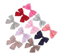 OFFIGAM 10Pcs Hair Bows Clips Hair Accessories for Sweet and Graceful Designs for Daily and Performance Styles