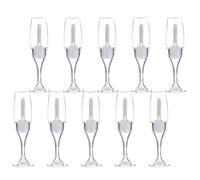 OFFIGAM 10pcs Mini Empty Lip Gloss Bottles Small Lip Gloss Tubes DIY Lipstick Containers for Cosmetic Packaging and Travel Use