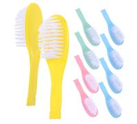 OFFIGAM 10pcs Newborn Baby Hair Brush Set Soft Bristle Infant Hair Comb Comfortable Scalp Massage Suitable for Newborns Household Infant Care