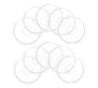 OFFIGAM 10pcs Plastic Bicycle Flywheel Protector Covers Spoke Guards for Mountain Road Folding Bikes Fit Rear Wheel Crankset Chainwheel Shield