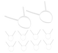 OFFIGAM 10pcs Plastic Headband Base for DIY Unfinished Crafting Lightweight and Comfortable Hair Accessory for Cosplay Fashionable Design for Daily Use and Styling Needs