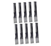 OFFIGAM 10Pcs Professional Hair Combs Durable Plastic Wig Comb Hair Styling Tool for Men and Women Double Sided Design