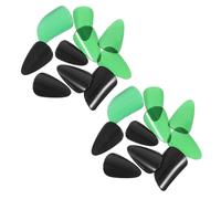 OFFIGAM 10pcs Professional Pipa Finger Picks Set for Stringed Musical Instruments Practice Accessories Protective False Nails Finger Guards for Guzheng Plectrum